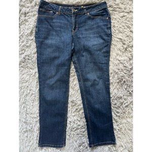 Faded Glory Blue Jeans Boot Cut 5 Pocket Denim Size 14 Petite